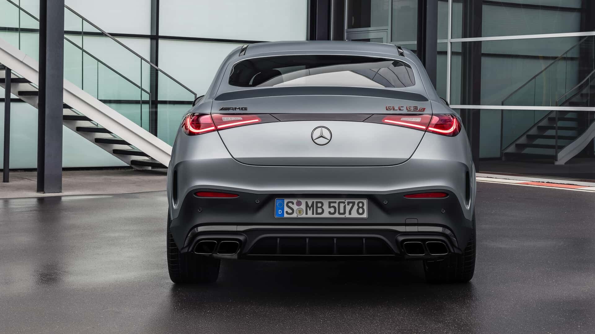 The new Mercedes-AMG GLC63 S Coupe: an elegant body and a hybrid explosion  of power