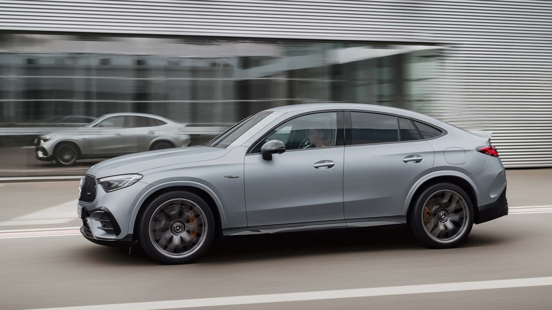 The new Mercedes-AMG GLC63 S Coupe: an elegant body and a hybrid explosion  of power