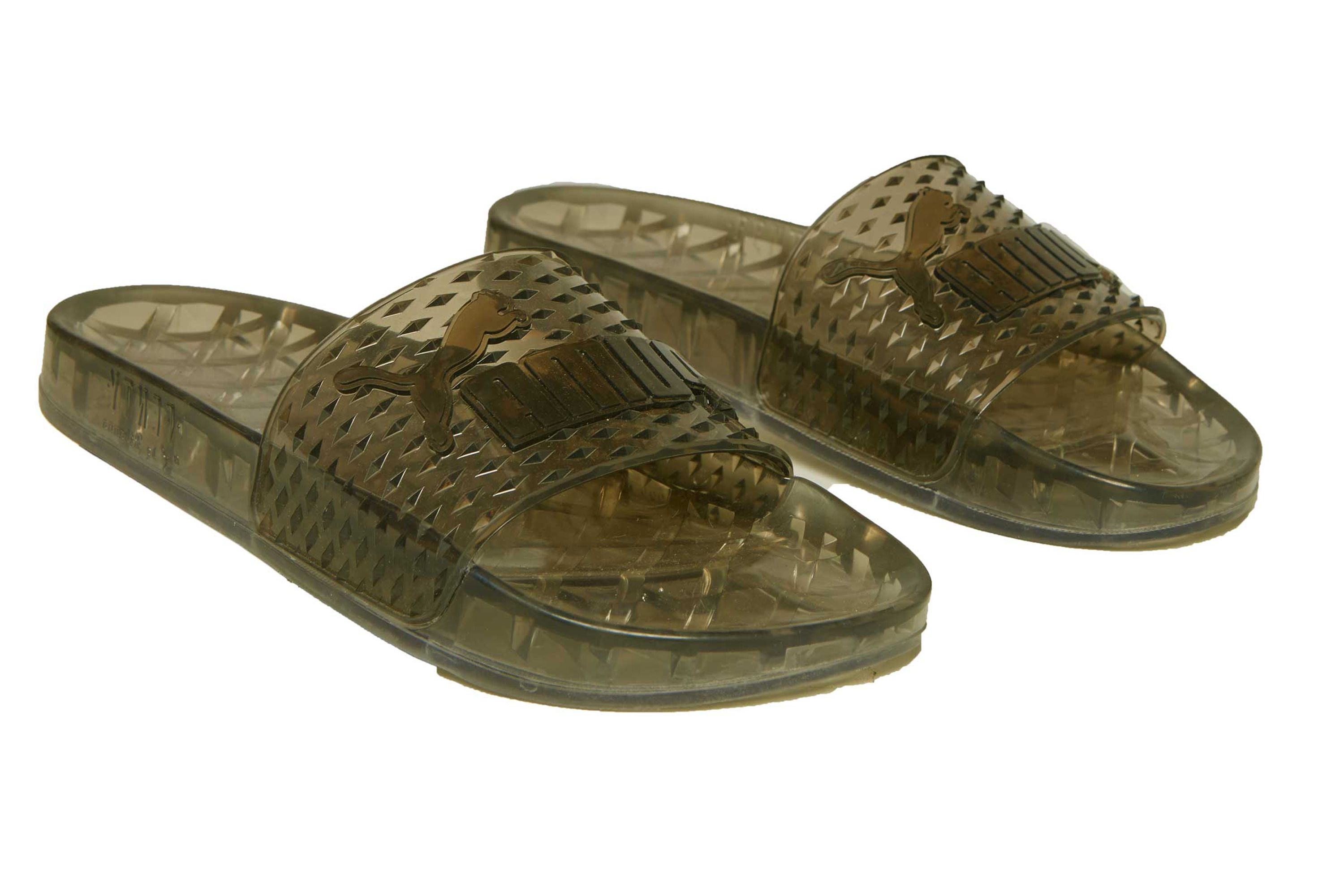 Puma best sale slides transparent