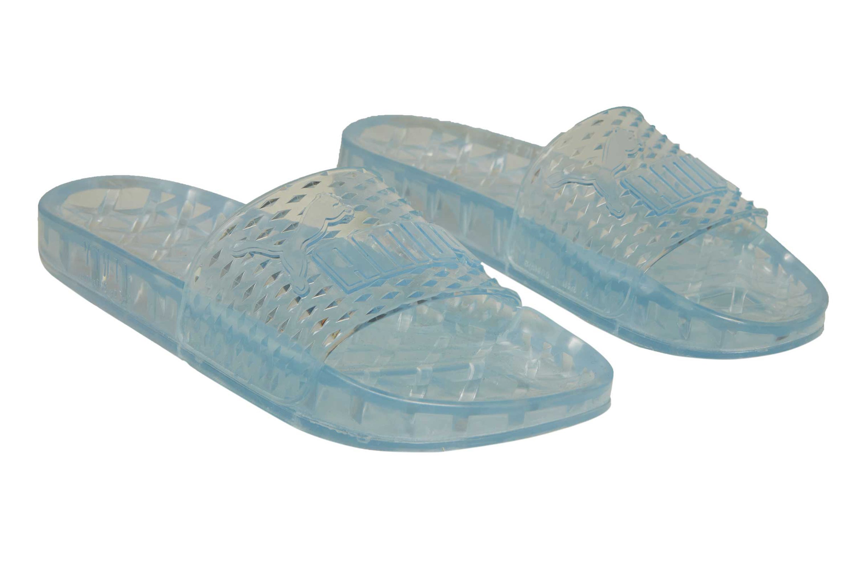 Puma x Fenty x Rihanna transparent Jelly Slides flip flops