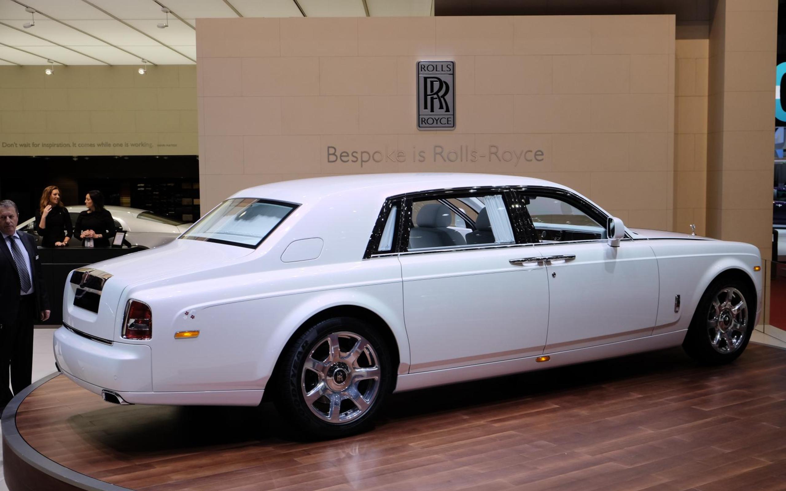 Rolls-Royce's new sedan, with silk and cherry blossoms, is as