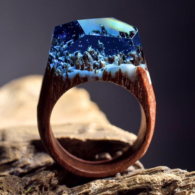 Enchanted Wooden Rings