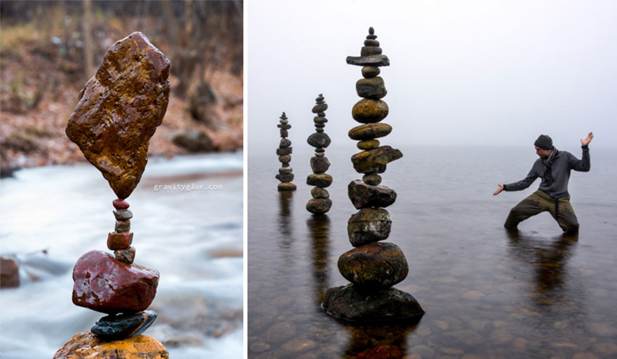 Gravity Glue  Stone Balance by Michael Grab