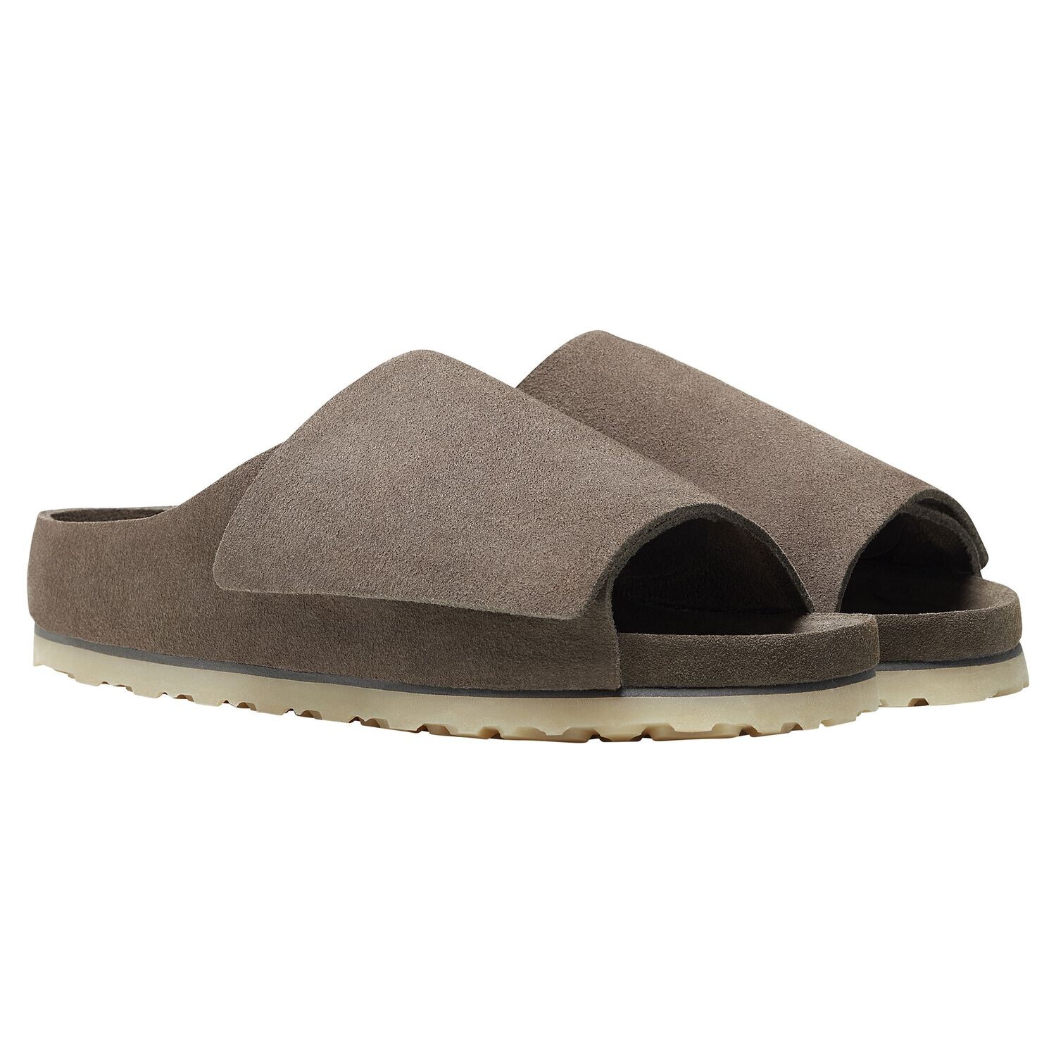 Los Feliz Suede Birkenstock in Cement