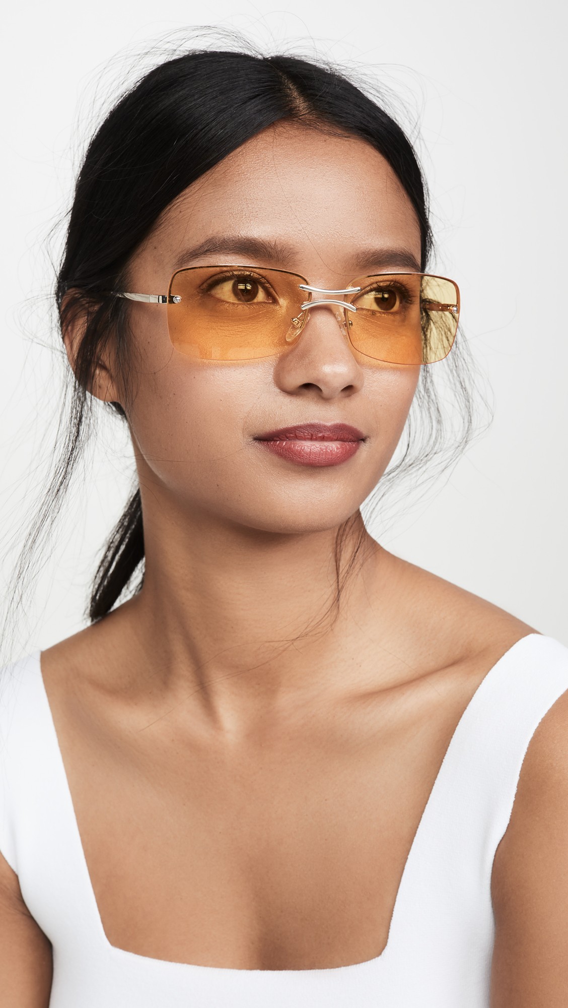 Le Specs That's Hot Rimless Sunglasses