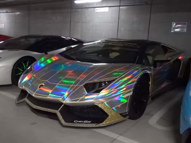 This Japanese garage is a veritable minefield of Lamborghinis City