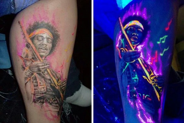 UV Tattoos: Tattoos that glow under ultraviolet light