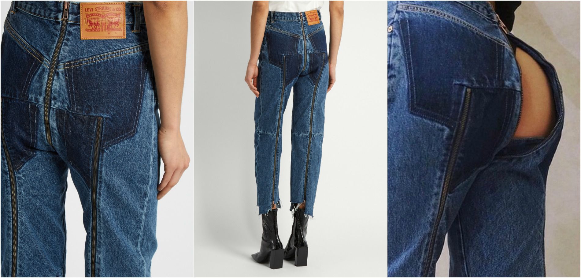 Vetements x Levis denim jeans that show off your butt City