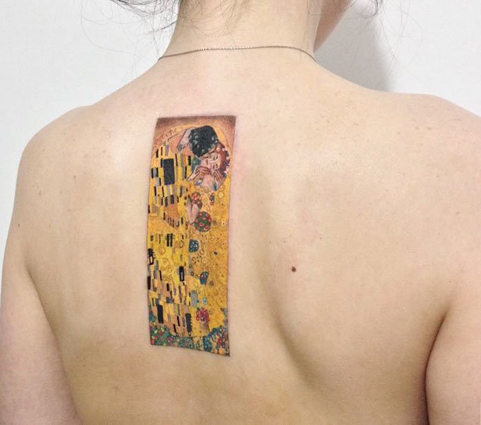 8 tatuajes eróticos inspirados en la obra de arte de Gustav Klimt