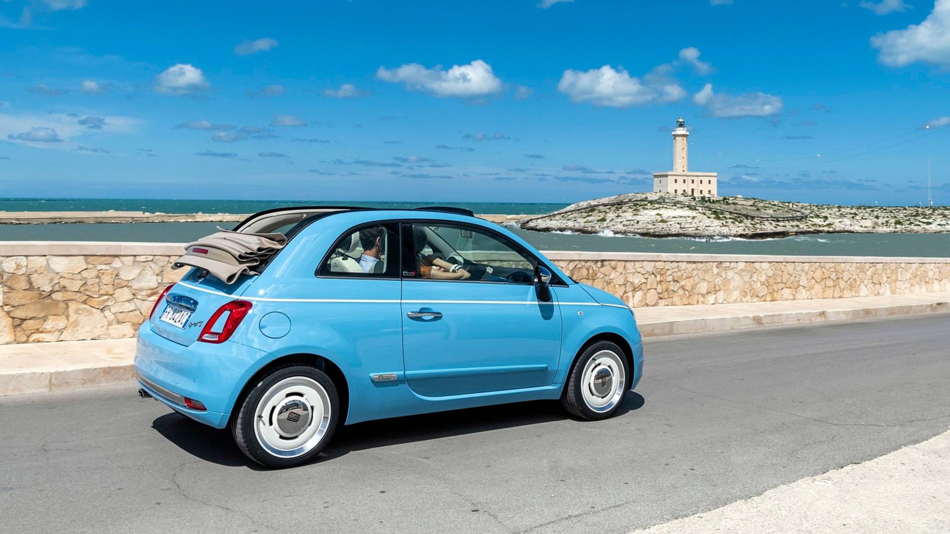 El Fiat 500 Sport cumple 60 años y lo celebra con un Fiat 500 Spiaggina  descapotable