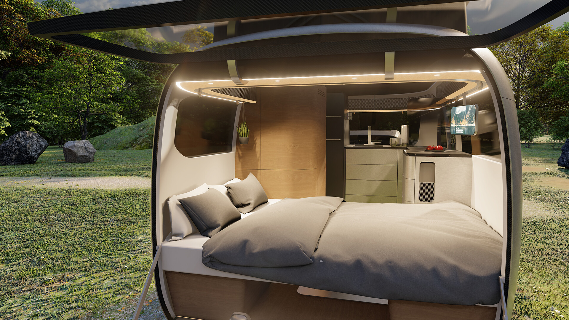 Airstream eStream Concept, une caravane électrique avantgardiste