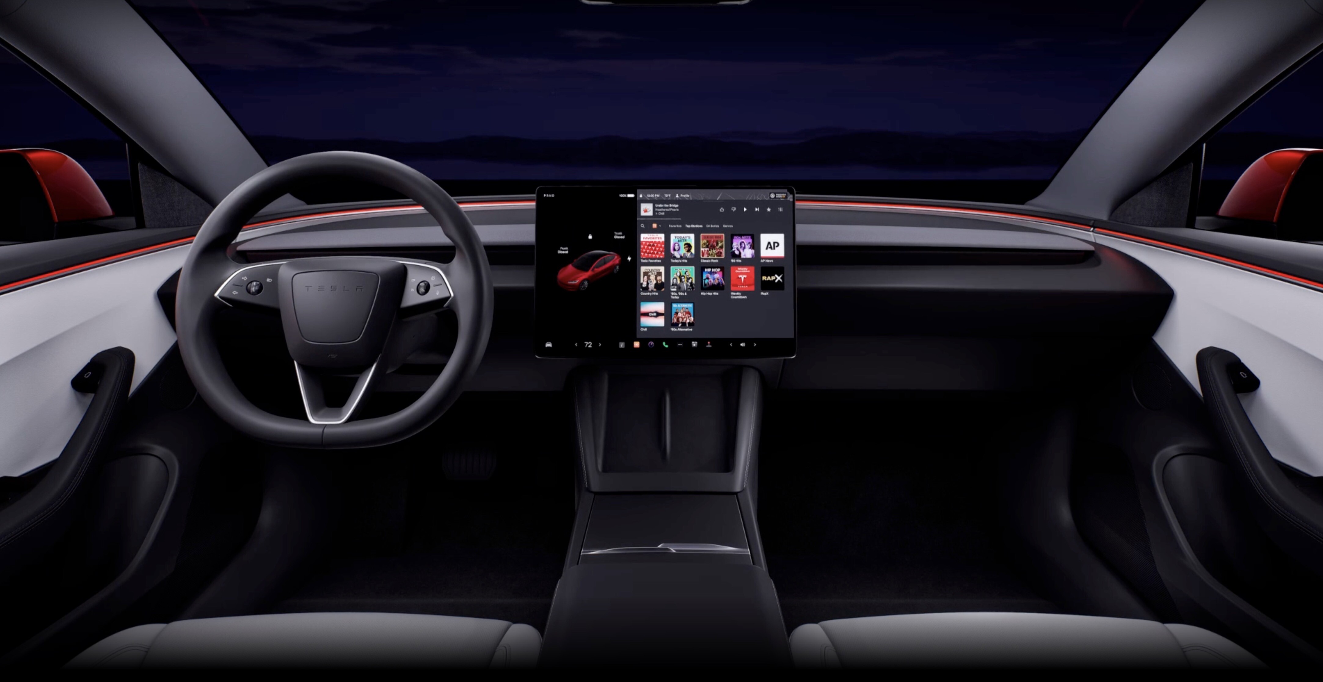 Un intérieur différent ! Nouvelle Tesla Model 3 - 2024 : ce qui a