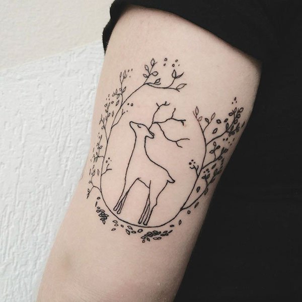 Beaux tatouages minimalistes pour les fans de Harry Potter