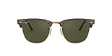 Ray-Ban Unisex Clubmaster Sonnenbrille, Braun (Gestell:...