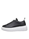 Armani Exchange Damen The Super Sneaker, Schwarz, 40 EU