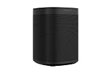 Sonos One Smart Speaker, schwarz – Intelligenter WLAN...