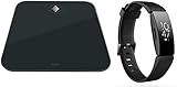 Fitbit Aria Air + Activiytracker Inspire HR Black Black...