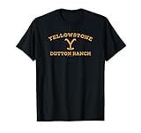 Yellowstone Large Gold Dutton Ranch Logo T-Shirt