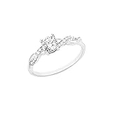 s.Oliver Ring 925 Sterling Silber Damen Ringe, mit...