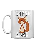 White Oh for Fox Sake Mug by RealSlickTees