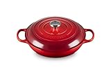 Le Creuset Signature Gusseisen Gourmet-Profitopf, Rund,...