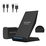 NANAMI Wireless Charger mit 30W USB-C Ladegerät - 2 in...