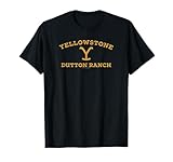 Yellowstone Large Gold Dutton Ranch Logo T-Shirt