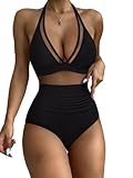 RXRXCOCO Mesh Badeanzug Damen Sexy Bauchweg Push Up...