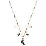 Swarovski Symbolic Halskette, Mond und Stern, Schwarz,...