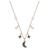 Swarovski Symbolic Halskette, Mond und Stern, Schwarz,...