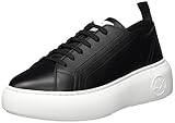 Armani Exchange Damen The Super Sneaker, Schwarz, 40 EU