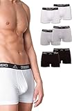 Kappa Enge Boxershorts 6er Pack I Retro Pants für...