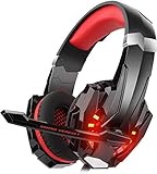DIZA100 Gaming Headset for PS4 Xbox One PC, Gaming...