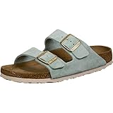 Birkenstock Damen Arizona SFB Cuir Suede Light Blue...