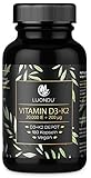 Luondu Vitamin D3 20.000 I.E + Vitamin K2 MK7 200 mcg...