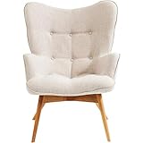 Kare Design Sessel Vicky, Creme/Braun, Lougensessel,...