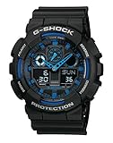 Casio G-Shock Herren Harz Uhrenarmband GA-100-1A2ER,...