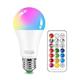 HYDONG Glühbirne E27 LED Farbwechsel Lampe mit...