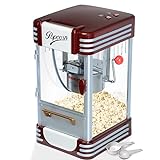 Jago® Popcornmaschine Retro - 60L/h, 200g/10min,...