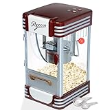 Jago® Popcornmaschine Retro - 60L/h, 200g/10min,...