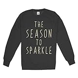 Game On Damen Sparkle Sweatshirt, Grau (Charcoal Grey...