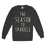 Game On Damen Sparkle Sweatshirt, Grau (Charcoal Grey...