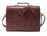 ECOSUSI Vintage Damen Schultasche Arbeitstasche...