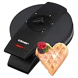 Cloer 1620 Waffeleisen für klassische Herzwaffeln, 930...