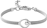 Skagen Damen Edelstahl Mesh Armband ELIN, 16,5 cm...