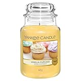 Yankee Candle Duftkerze im Glas (groß) | Vanilla...