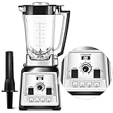 AMZCHEF Blender 2000W, 2L Hochleistungsmixer mit 8...