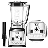 AMZCHEF Blender 2000W, 2L Hochleistungsmixer mit 8...