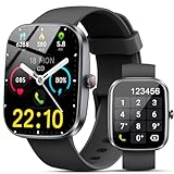 Smartwatch Herren Damen mit Telefonfunktion, 1.91'...