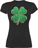 Shirt Damen - St. Patricks Day - Vierblättriges...